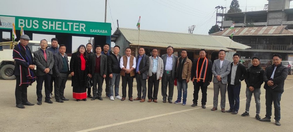 CCEM with others after visiting various check gates on February 22.